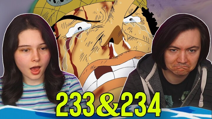 POOR USOPP 👒 One Piece Ep 233 & 234 REACTION & REVIEW