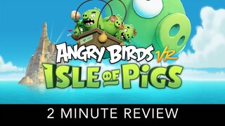 Angry Birds VR - 2 Minute Review