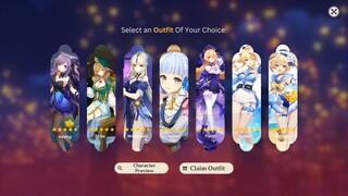 GOOD NEWS!! Players Can Choose ANY 4 STAR SKIN FOR FREE in 4.4 - Genshin Impact