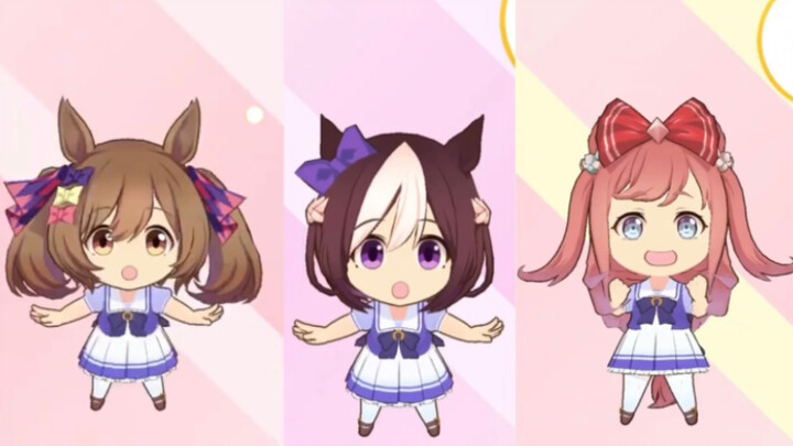 Uma Musume: Pretty Derby – Semua karakter dalam versi lucu dan imut bergaya chibi