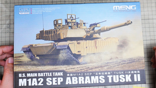 “爱要擦亮眼” MENG 1/72 M1A2 艾布拉姆斯 TUSKII主战坦克