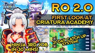 RO 2.0: FIRST LOOK! ~ CRIATURA ACADEMY AND CATCH UP SYSTEM FOR RETURNEES AND NEWBIES