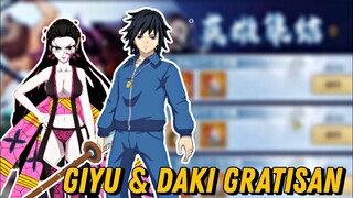 F2P AUTO SENENG!! EVENT GACHA DAPET GIYU & DAKI GRATIS  - DEMON SLAYER BLADE OF HASHIRA