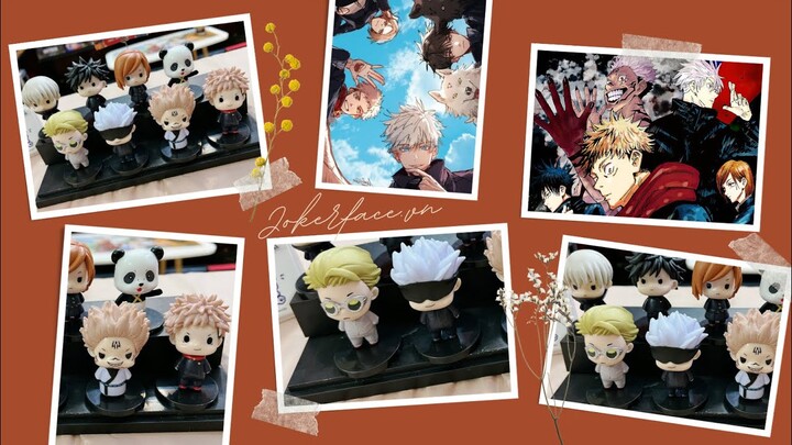 Set mô hình chibi 8 nhân vật Jujutsu Kaisen