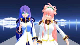 【MMD ギャラクシーエンジェル】ミルフィーユ・桜葉＆鳥丸ちとせでアニサマ2022 sparkle