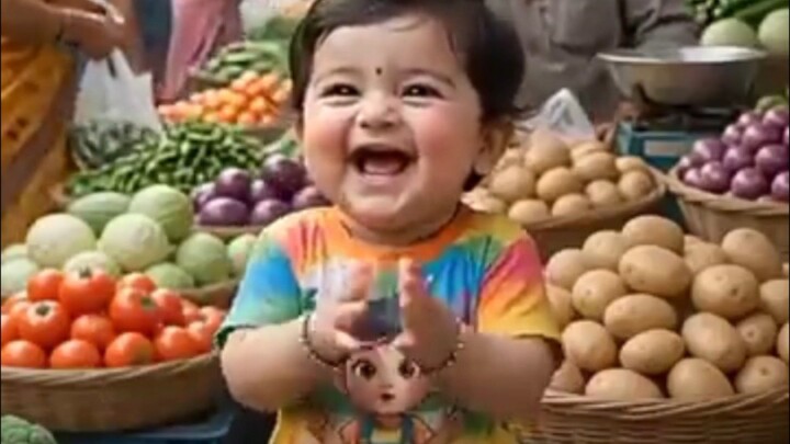 Baby full masti ha aj