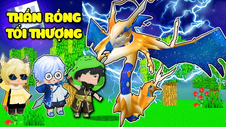 NOXUSS VÀ WOLF TEAM KHÁM PHÁ THẾ GIỚI POKEMON "TRÊN MẶT TRĂNG" GẶP THẦN RỒNG TRONG MINI WORLD?