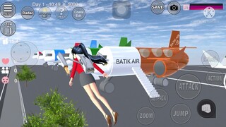 พามาดูเครื่องบินในเมืองซากุระกันค่ะ #SakuraSchoolSimulator