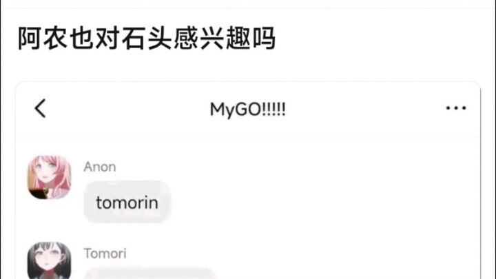 阿农也对石头感兴趣吗？