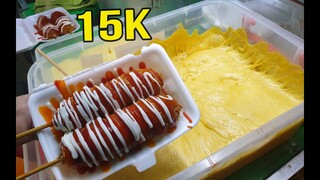 Xe HotDog lăn bột Hàn Quốc lề đường giá rẻ nhất Sài Gòn