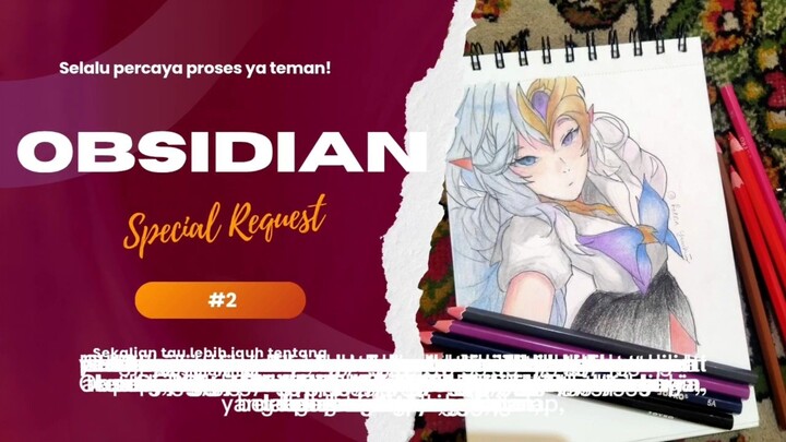Speed Draw request an kalian! 😼 [Obsidian-MLBB].