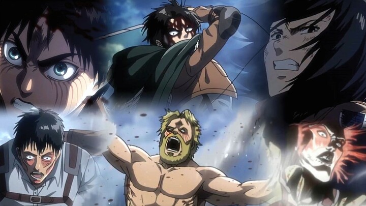 "Battle to retake Wall Maria, number of intelligent giants to be defeated: three!"