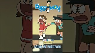 🦝Nobita cara de Mapache  | Doraemon #shorts  😂