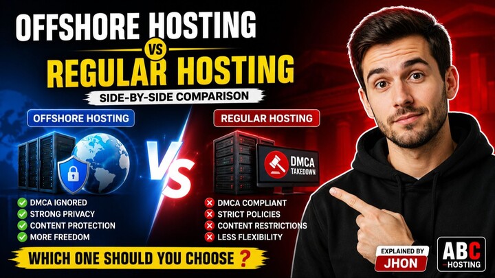 Offshore Hosting vs Regular Hosting | Side-by-Side Comparison (Which One Should You Choose?)