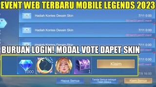 EVENT WEB TERBARU MOBILE LEGENDS 2023!! CUMA MODAL LOGIN DAN VOTE LANGSUNG KLAIM SKIN GRATIS