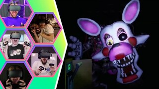 Gamers React to : Mangle's Vent Jumpscare [Five Nights At Freddy's : Help Wanted]