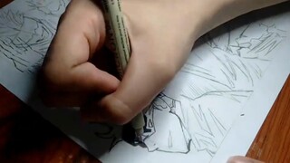 [Hand-drawn] How many different ways can you draw Gojo Satoru on a piece of paper?