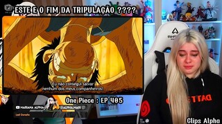 Mariana Alpha - ESTE É O FIM DOS CHAPÉUS DE PALHA ??|  One Piece | EP 405 ( React