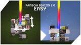 Cara Membuat Beacon Pelangi 2.0 (EASY) - Minecraft Tutorial Indonesia