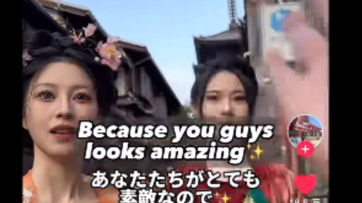 [تيك توك] مصوّر ياباني يلتقي بأخت جميلة صينية لالتقاط الصور، والتعليقات تصفها بأنها حسناء صينية~
