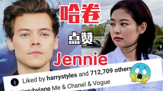 هاري ستايلس أعجبه منشور جيني! يا إلهي! ولم يتابع سوى جيني في فرقة بلاكبينك!
