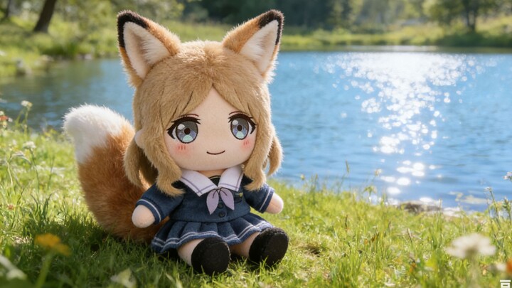 Hôm nay bé soyo cáo nhỏ đang chơi bên bờ sông đó!