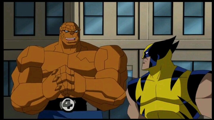 The Thing and Wolverine's Fastball Special