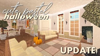 Cute Pastel Halloween House | BLOXBURG UPDATE! 0.8.0 | HALLOWEEN SPECIAL