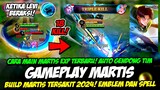 GAMEPLAY MARTIS ATTACK ON TITAN❗CARA MAIN MARTIS EXP TERBARU❗ BUILD MARTIS TERSAKIT 2024❗MARTIS MLBB