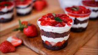 STRAWBERRY DESSERT CUP | ENAK DAN UNTUNG BANYAK ! | IDE JUALAN #150