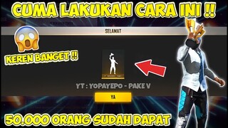 🔥FREE FIRE❗CARA DAPAT EMOTE FFWS - GARENA FREE FIRE !!