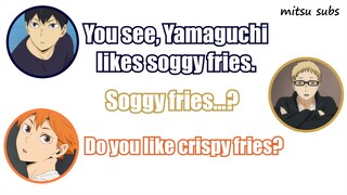 Does Tsukishima eat soggy fries? - Haikyuu!! Radio