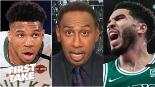 FIRST TAKE "Giannis BEST of the WORLD" - Stephen A on Tatum chokes as Bucks dominate Celtics Playoff