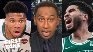 FIRST TAKE "Giannis BEST of the WORLD" - Stephen A on Tatum chokes as Bucks dominate Celtics Playoff