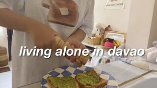 living alone in the philippines | grocery, cooking, movie nights alone | blissful life with dogs 🐶