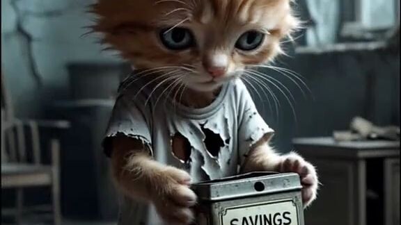 Two Little Kittens | A Heartwarming AI Cat Story 🥺🤍