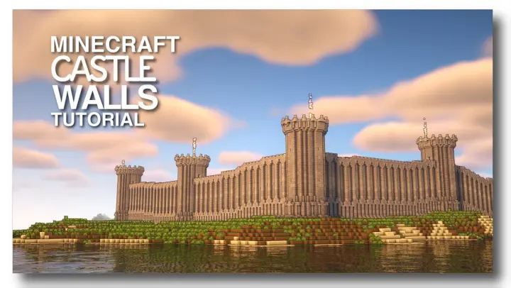 Minecraft: How to Build Castle Walls!