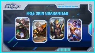 GUARANTEED FREE SKIN EVENT | THE ASPIRANTS EVENT MOBILE LEGENDS