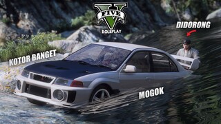 RALLY OFFROAD DI TRACK TERJAL BERLUMPUR TERJEBAK DI SUNGAI ! GTA V ROLEPLAY