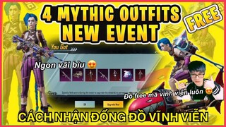 CÁCH NHẬN HÀNG LOẠT ĐỒ VĨNH VIỄN | QUÁ NGON LUÔN, ĐỒ VĨNH VIỄN MÀ CÒN FREE NỮA CHỨ || PUBG MOBILE