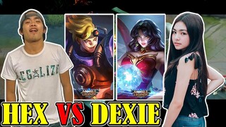 HEX VS DEXIE | NAKAHARAP KO SI ATE NIYO DEXIE - MOBILE LEGENDS