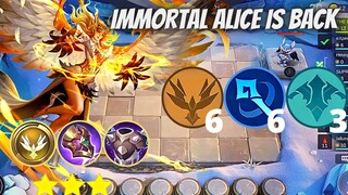 NEW IMMORTAL MAGE MAGIC CHESS | 3 STAR ALICE WITH REVAMPED LIGHTBORN SYNERGY IS NEW IMMORTAL QUEEN
