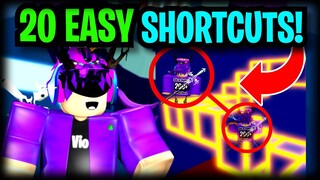 20 Easy Shortcuts in Tower of Hell l Roblox l VioNinja