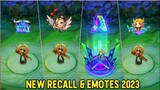 UPCOMING RECALL , EMOTES , ELIMINATION EFFECT & SPAWN IN MLBB 2023 || MOBILE LEGENDS