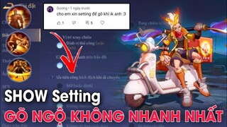 hướng dẫn cách cài đặt setting ngộ không, gõ nhanh nhất có thể