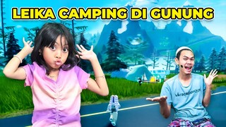 PERTAMA KALI LEIKA CAMPING😍🥰 LEIKA DAN TOMPEL CAMPING DI GUNUNG [ROBLOX INDONESIA]