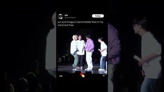 mingyu v/s jun dance battle 😂🕺#seventeen#mingyu#jun#dance#battle#call#call#call#face#off