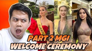 ATEBANG REACTION | WELCOME CEREMONY MISS GRAND INTERNATIONAL 2022 #mgi2022