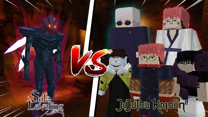 เบรุ vs โกะโจ ซาโตรุ & ทีมมหาเวทย์ ใครจะรอด!? 🔥 | Minecraft Solo Leveling x Jujutsu Kaisen