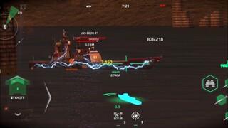 Modern Warships:  1vs1 One gameplay.